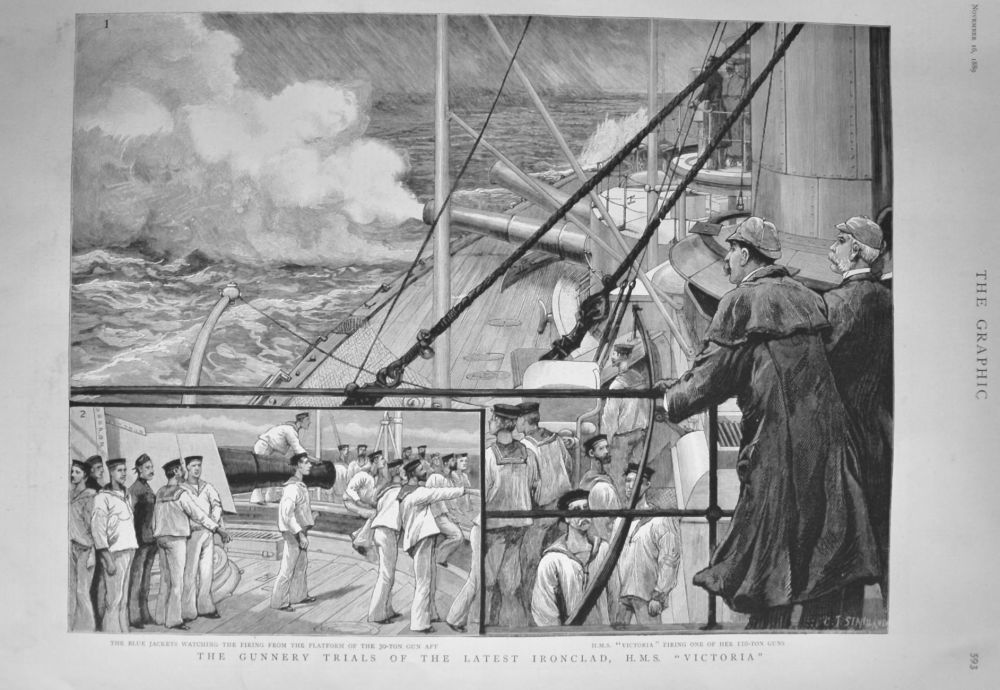 The Gunnery Trials of the Latest Ironclad, H.M.S.  