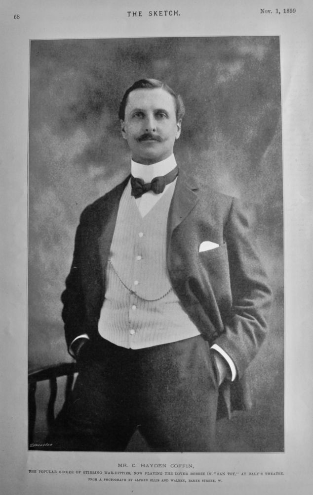 Mr. C. Hayden Coffin.  1899.