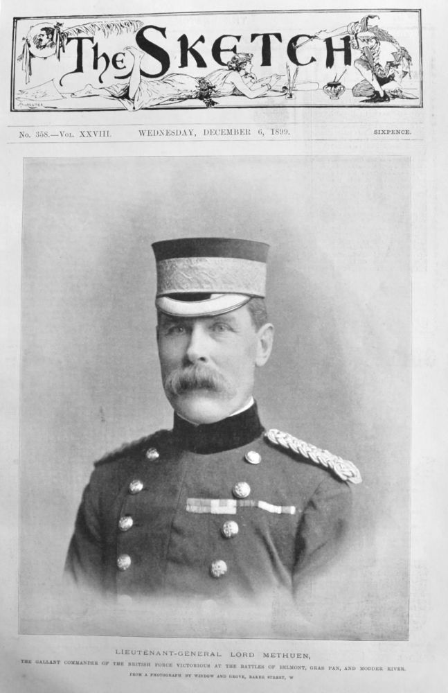 Lieutenant-General Lord Methuen.  1899.