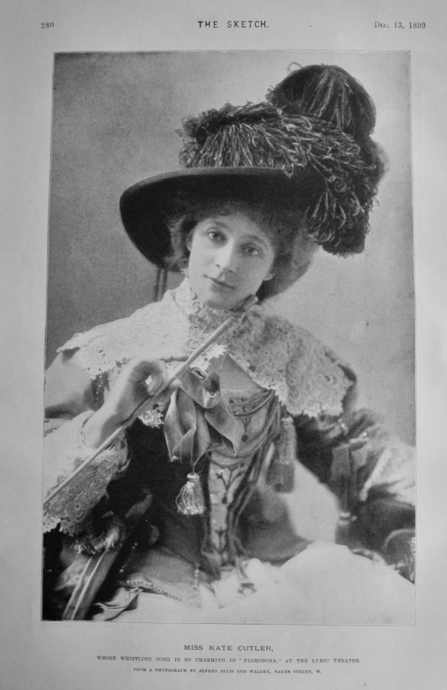 Miss Kate Cutler.  1899.