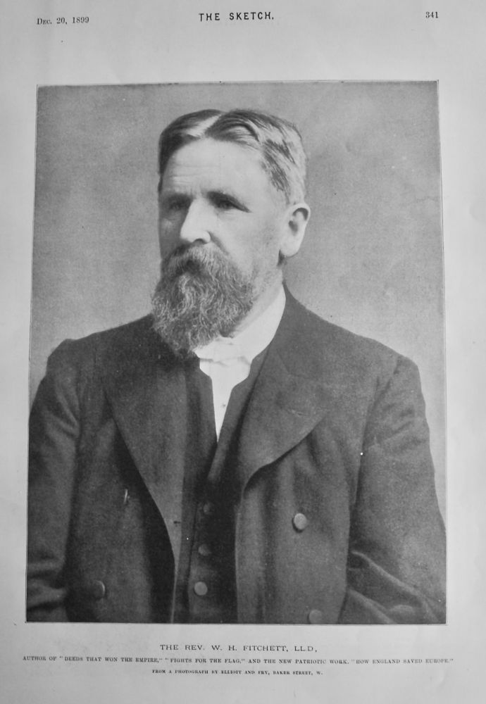 The Rev. W. H. Fitchett, LL.D.  1899.