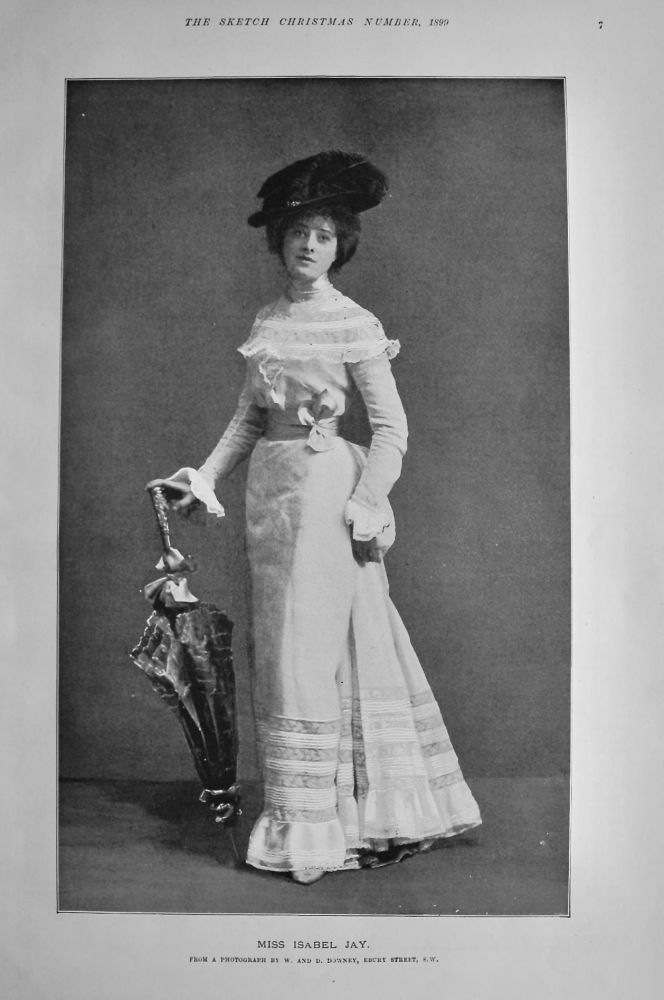 Miss Isabel Jay.  1899.