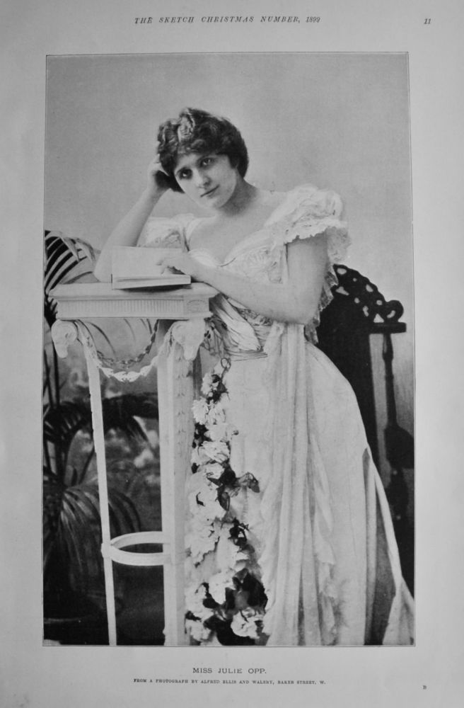 Miss Julie Opp.  1899.