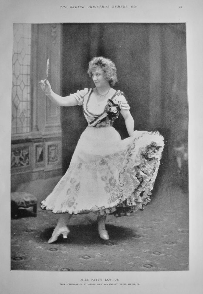 Miss Kitty Loftus  &  Miss Edna May.  1899.