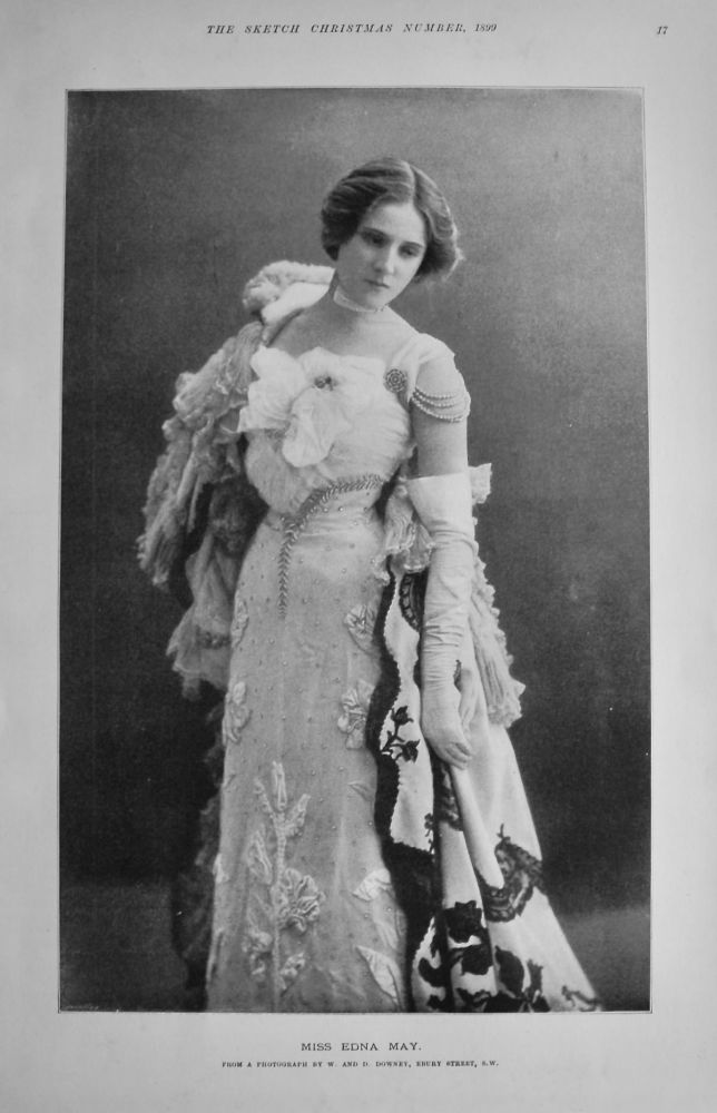 Miss Edna May.  1899.