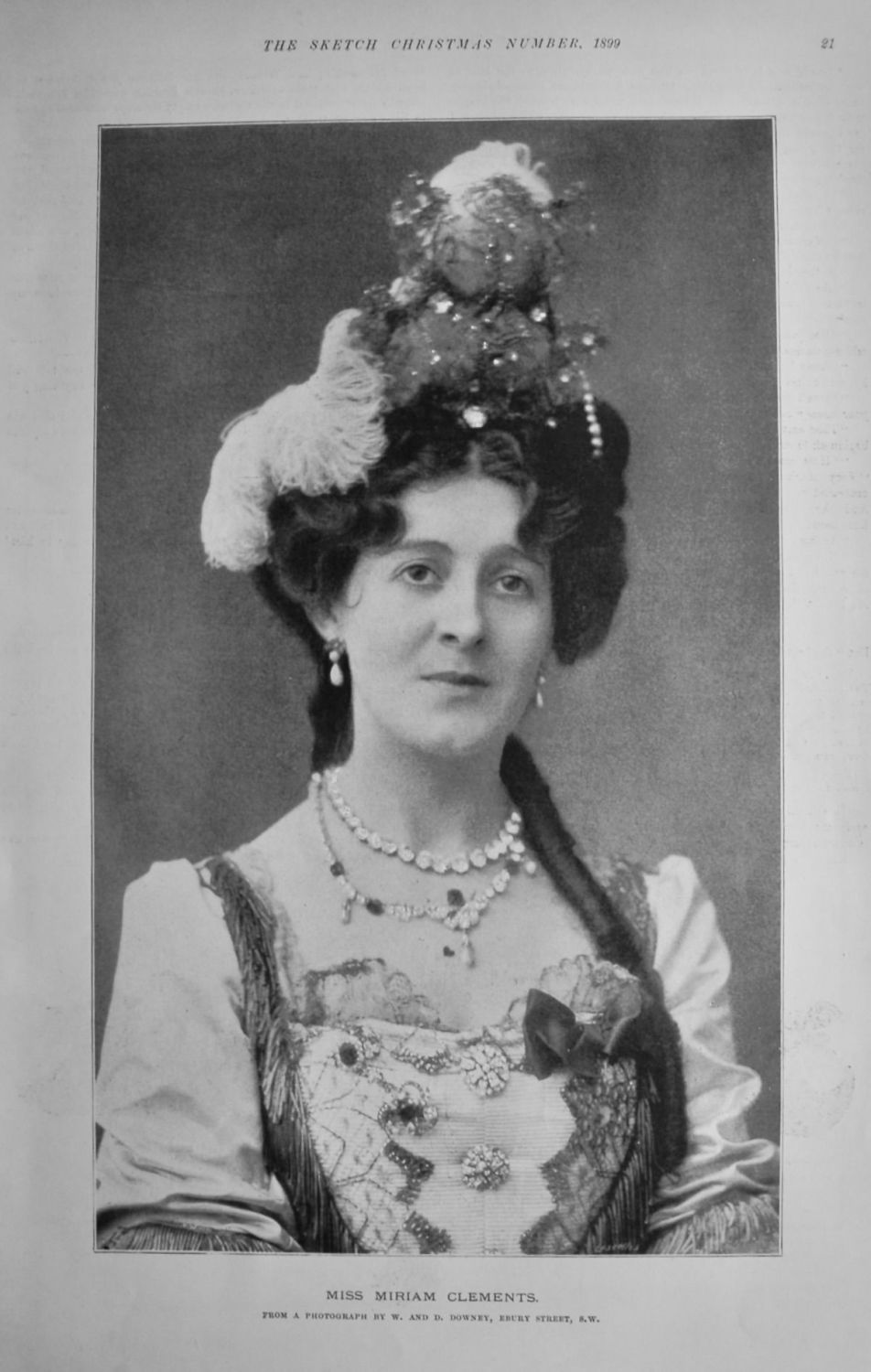 Miss Miriam Clements.  1899.