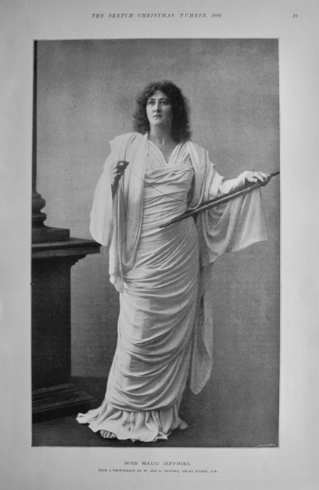 Miss Maud Jeffries.  1899.