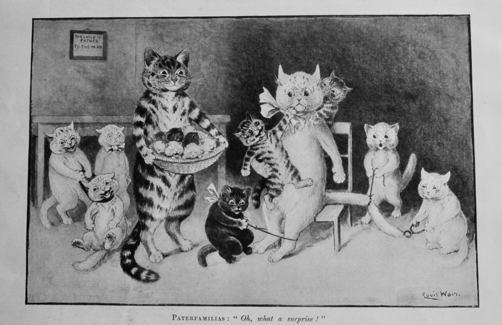 Paterfamilias : "Oh, what a surprise !"  1895.