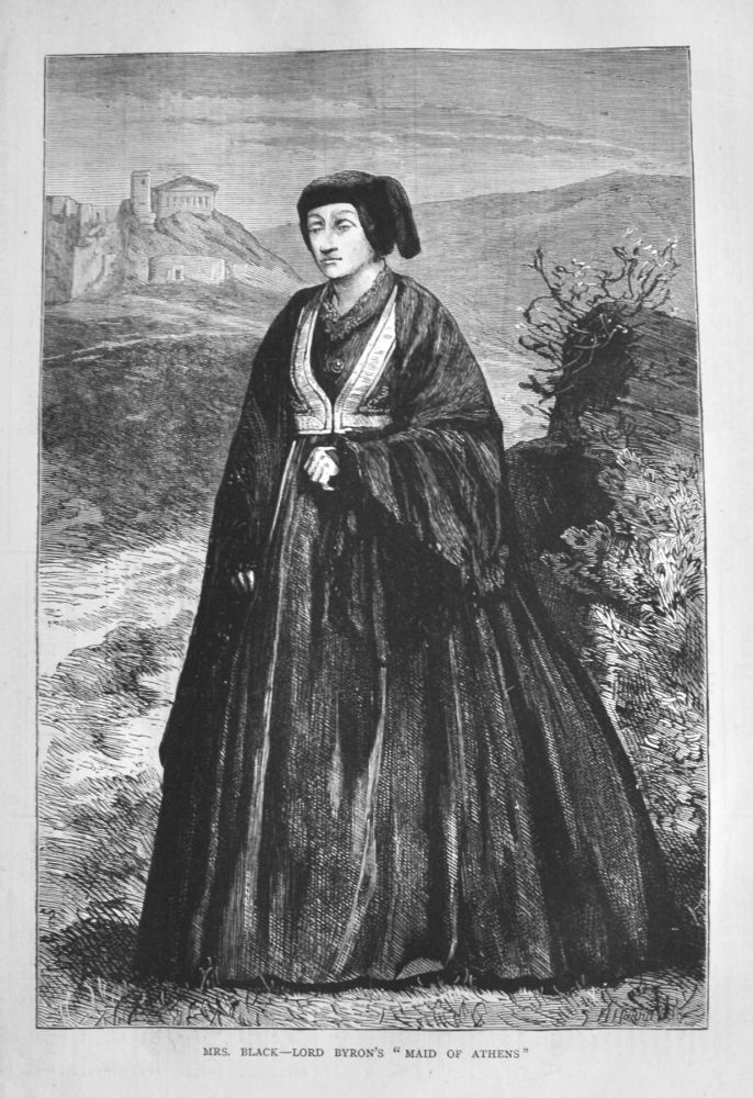Mrs. Black - Lord Byron's  "Maid of Athens".  1875.