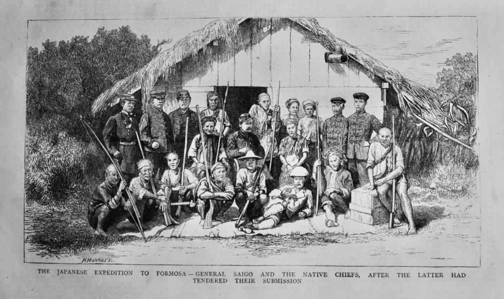 The Japanese Expedition to Formosa - General Saigo and the Native Chiefs, a