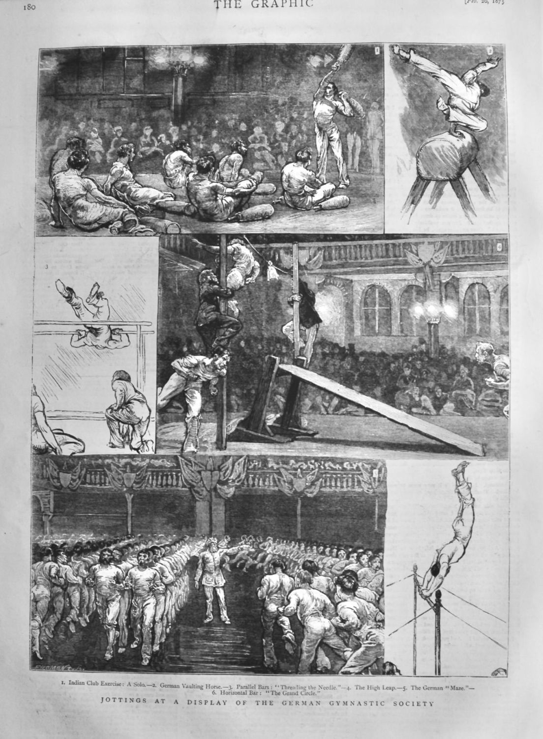 Jottings at a Display of the German Gymnastic Society. 1875.