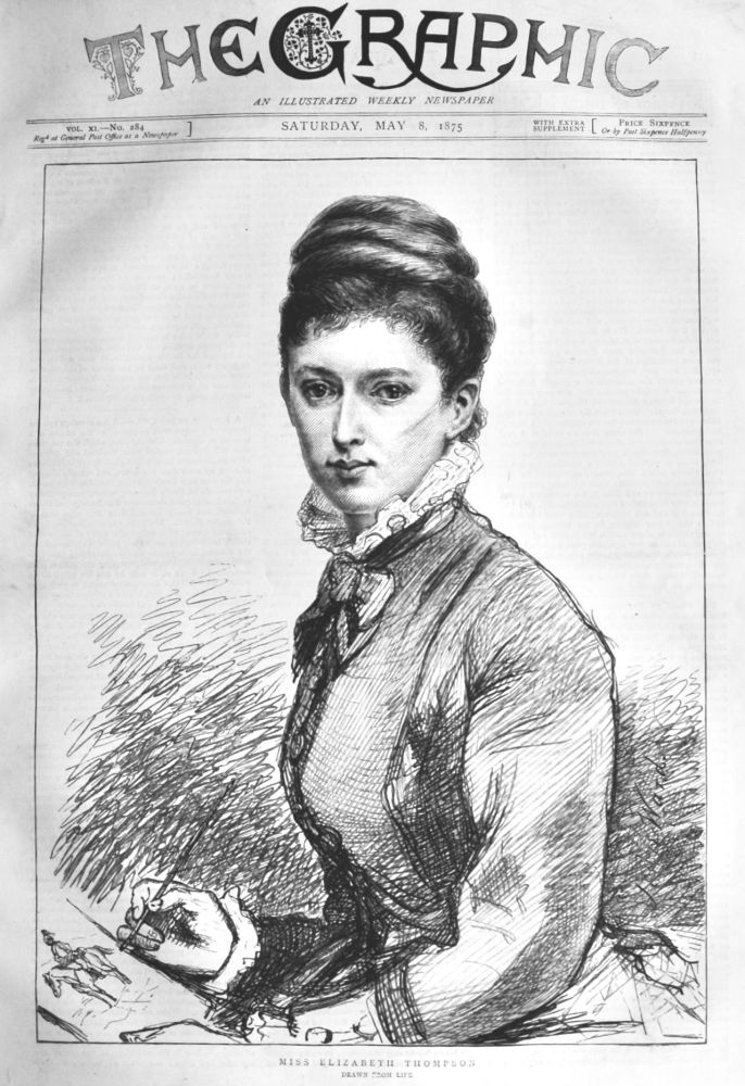 Miss Elizabeth Thompson. 1875.