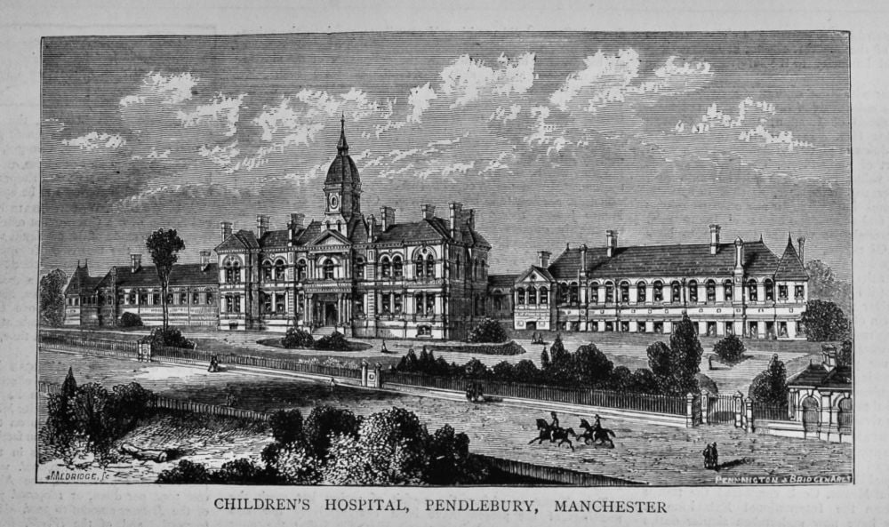 Children's Hospital, Pendlebury, Manchester.  1875.
