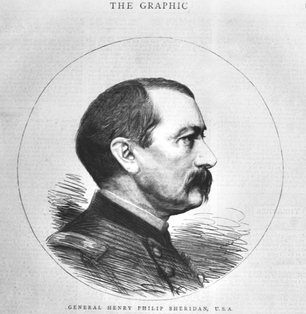 General Henry Philip Sheridan, U.S.A.  1875.