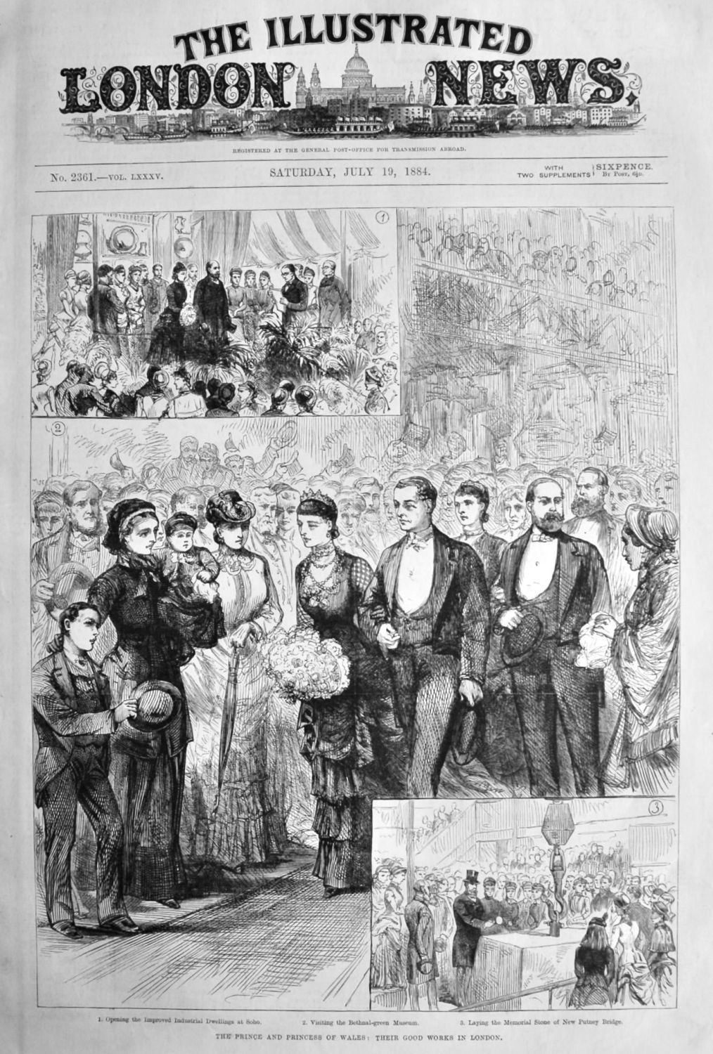 The Prince and Princess of Wales :  their Good Works in London.  1884.