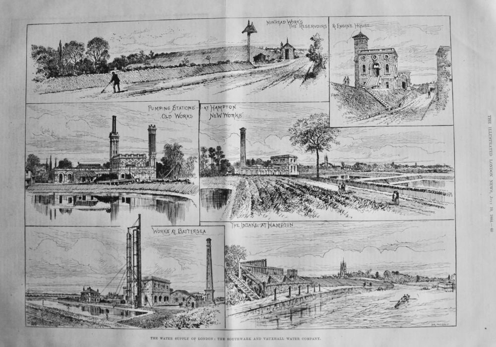 The Water Supply of London :  The Southwark and Vauxhall Water Company.  1884.