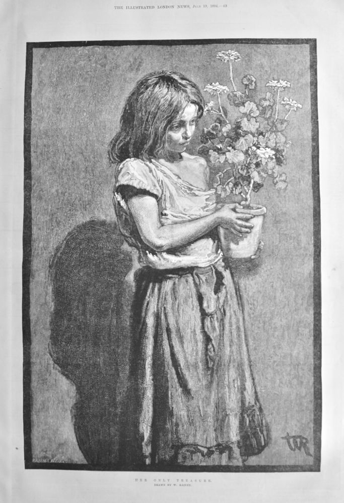 Her Only Treasure.  1884.
