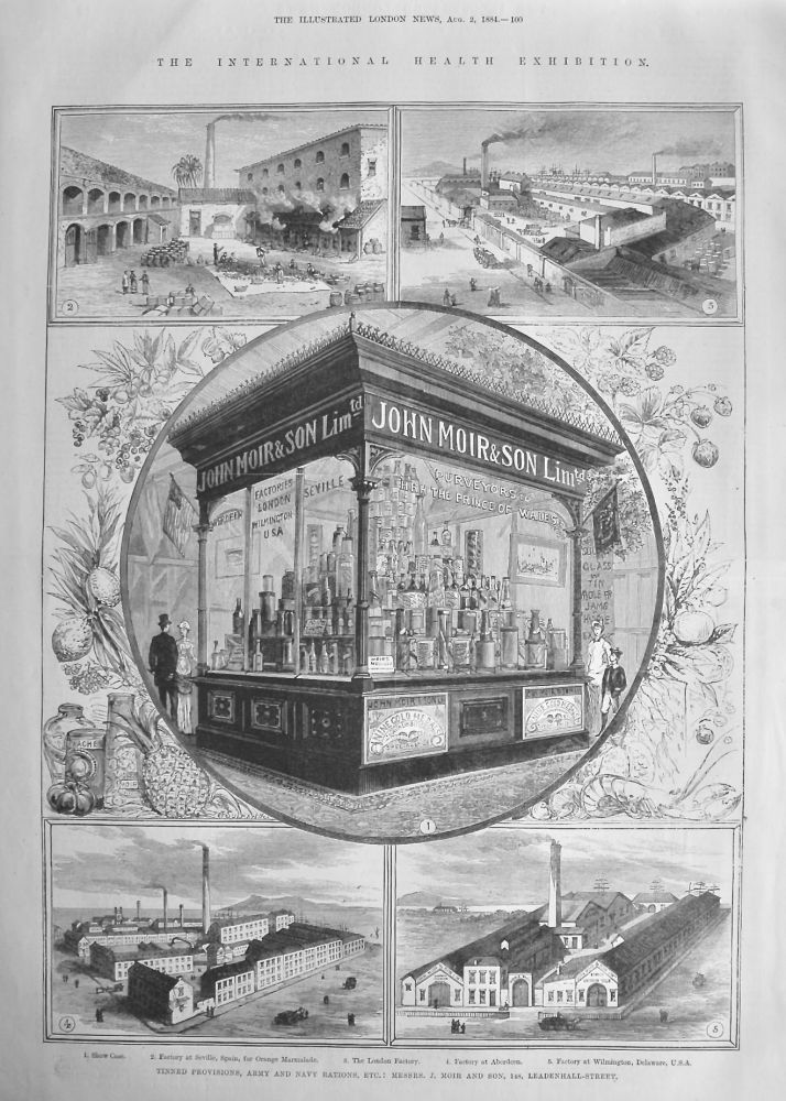 The International Health Exhibition :  Messrs. J. Moir & Son, 148, Leadenhall-Street.  1884.