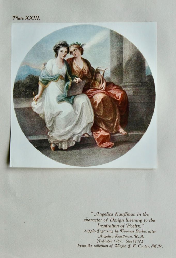 "Angelica Kauffman in the character of Design listening to the Inspiration of Poetry."  1908.