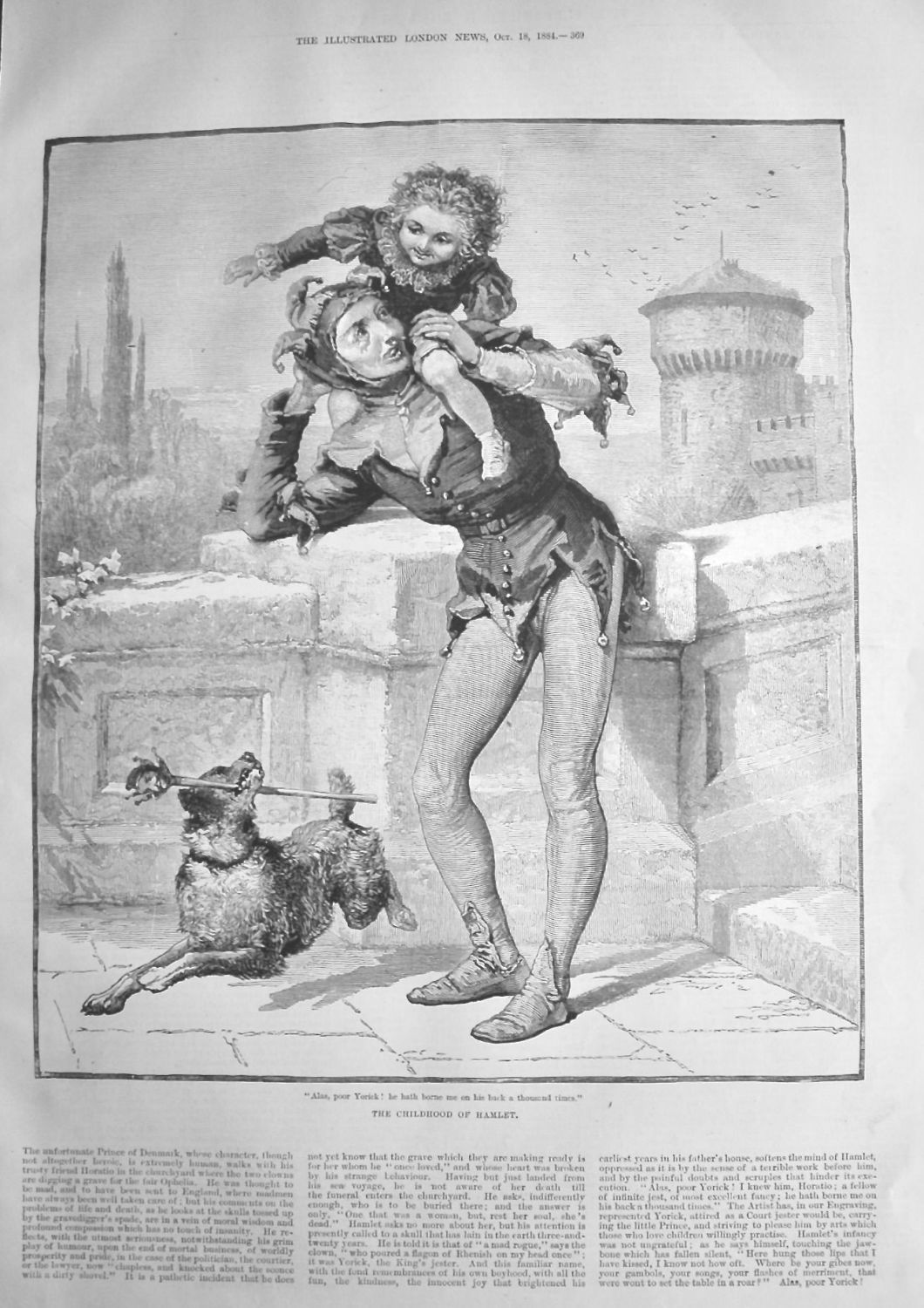 The Childhood of Hamlet.  1884.