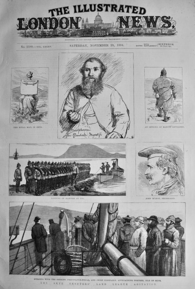 The Skye Crofters' Land League Agitation.  1884.