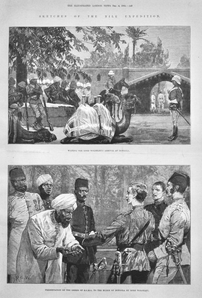 Sketches of the Nile Expedition.  1884.