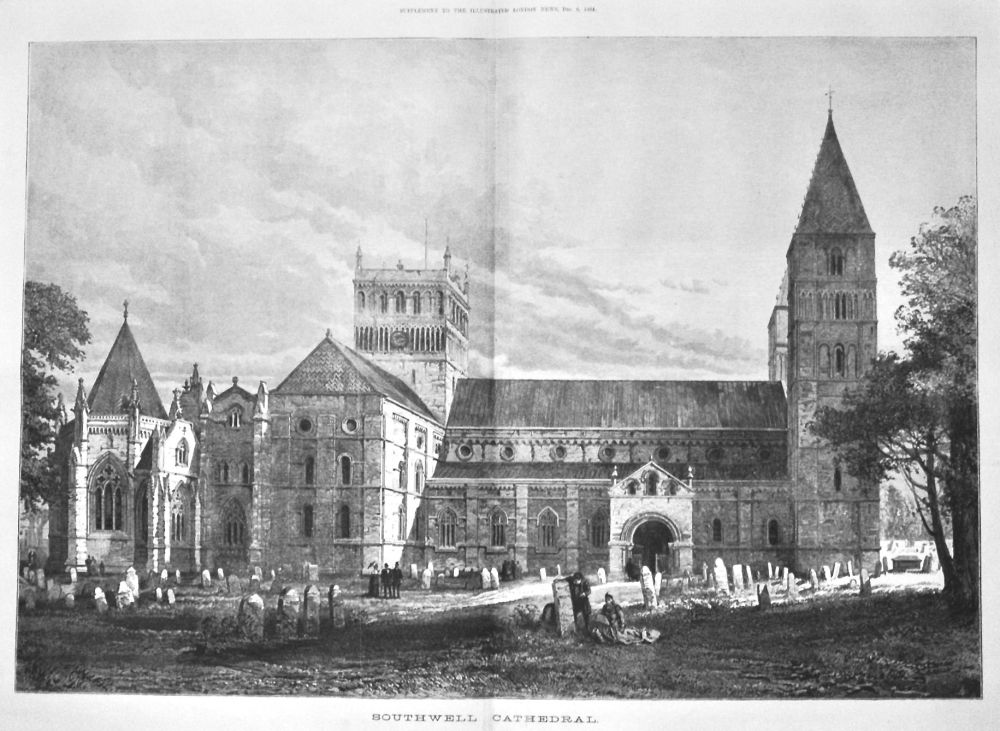 Southwell Cathedral.  1884.
