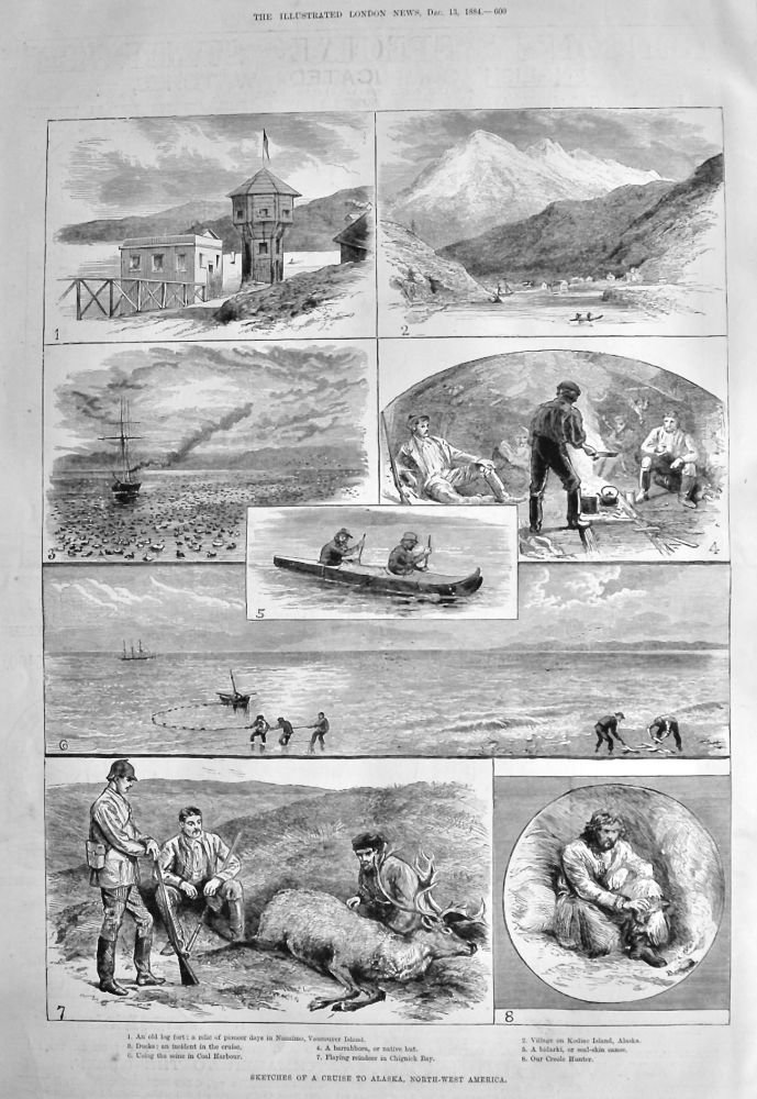 Sketches of a Cruise to Alaska, North-West America.  1884.