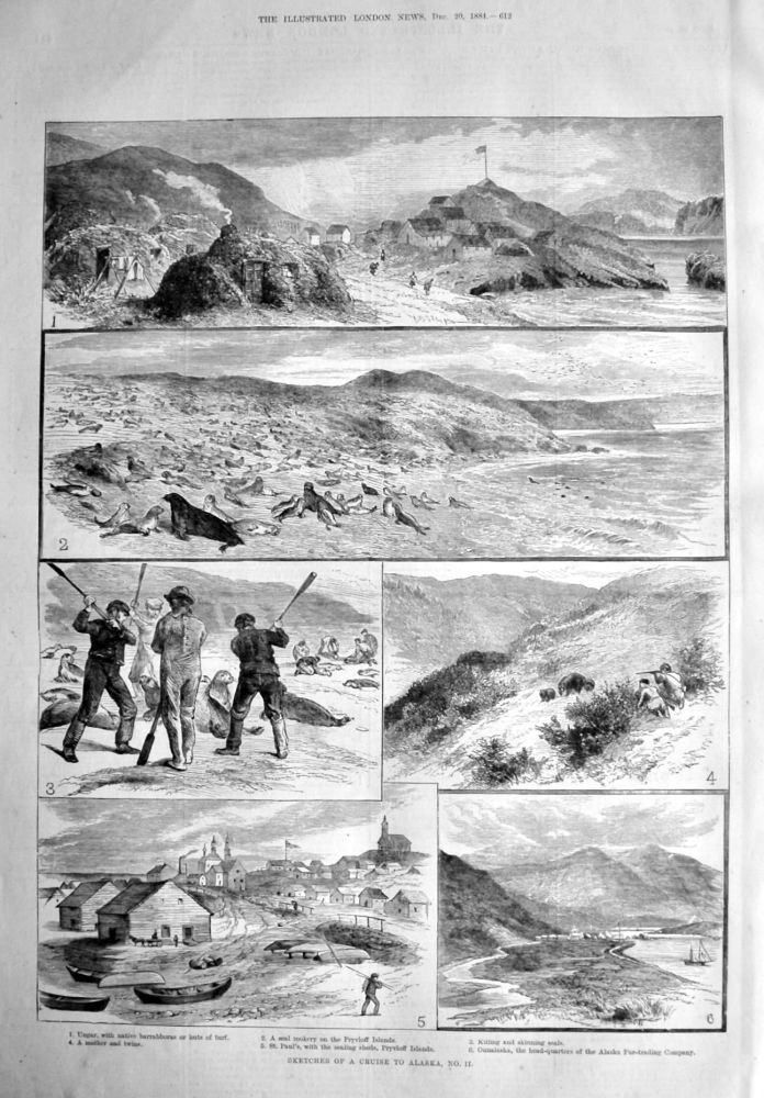 Sketches of a Cruise to Alaska, No. II.  1884.