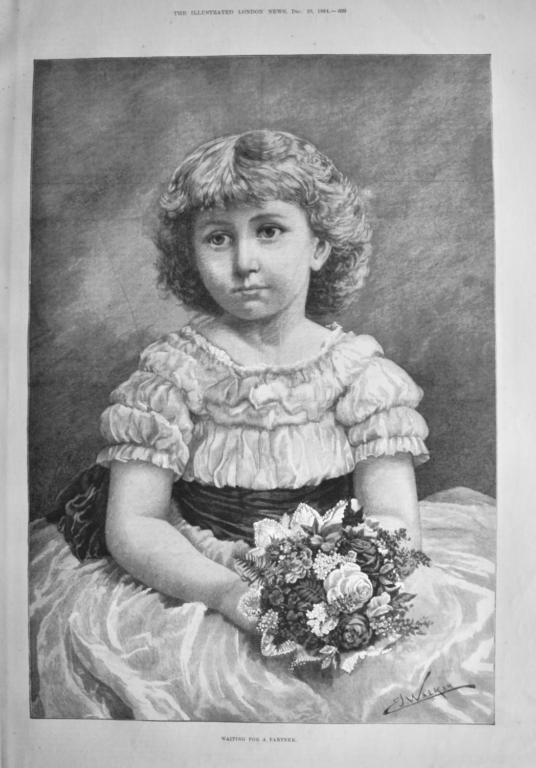 Waiting for a Partner.  1884.