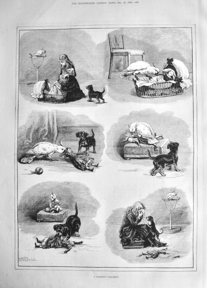 A Domestic Tragedy.  1884.