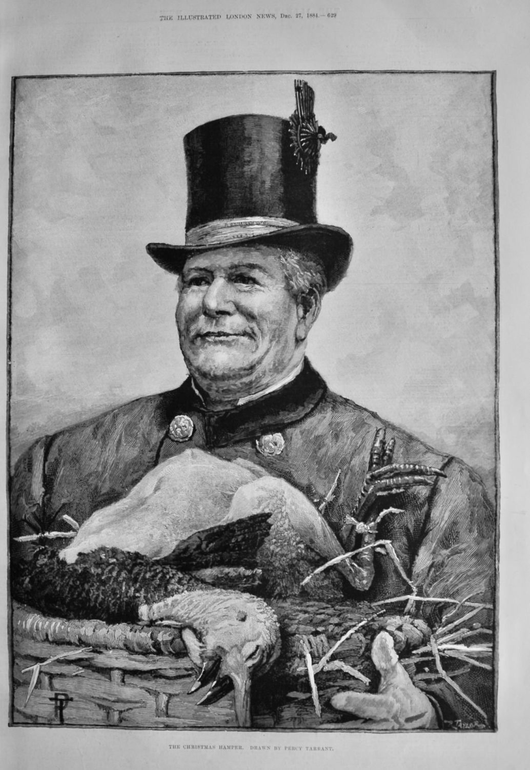 The Christmas Hamper.  1884.