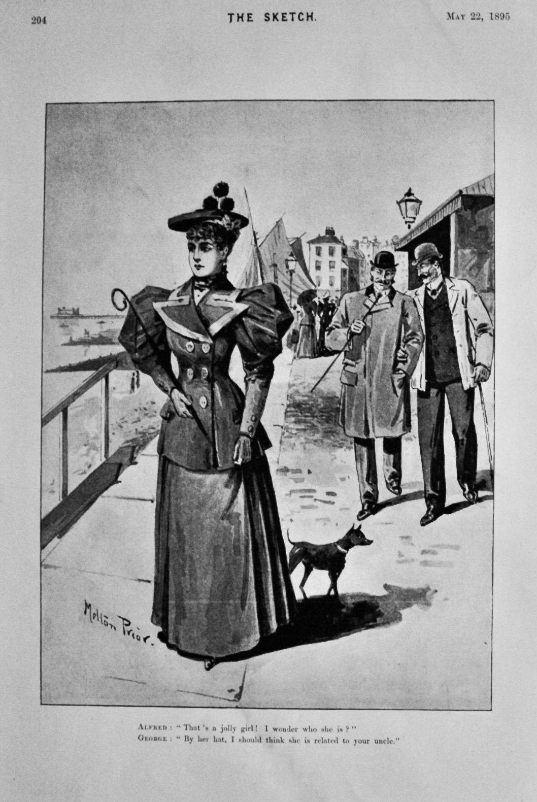 Melton Prior.  1895.