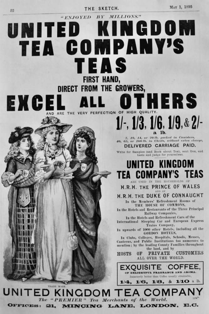 United Kingdom Tea Company.  1895.