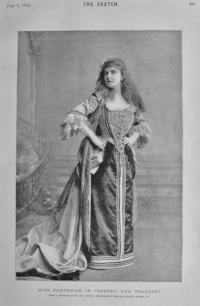 Miss Fortescue in "Comedy and Tragedy." 1895.