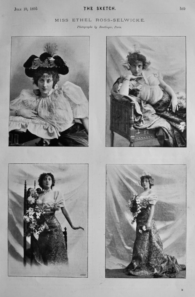 Miss Ethel Ross-Selwicke.  1895.
