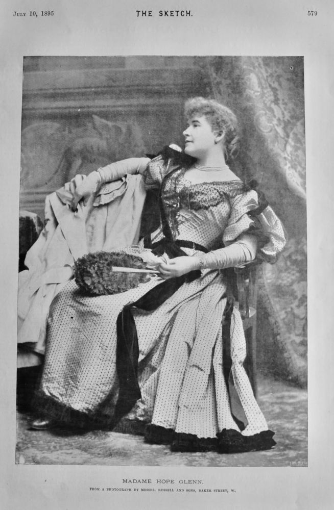 Madame Hope Glenn.  1895.