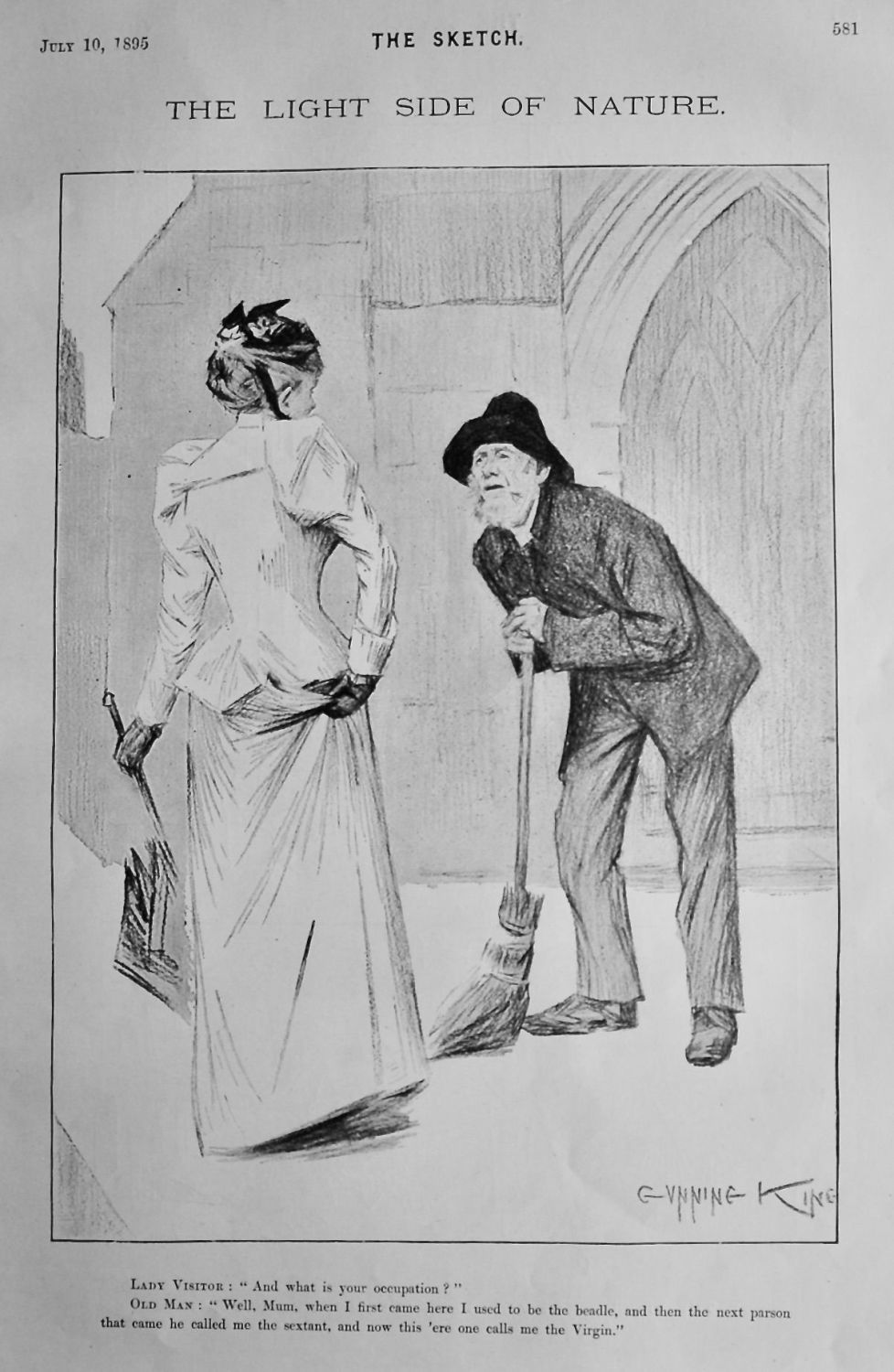 The Light Side of Nature.  July 10th, 1895.