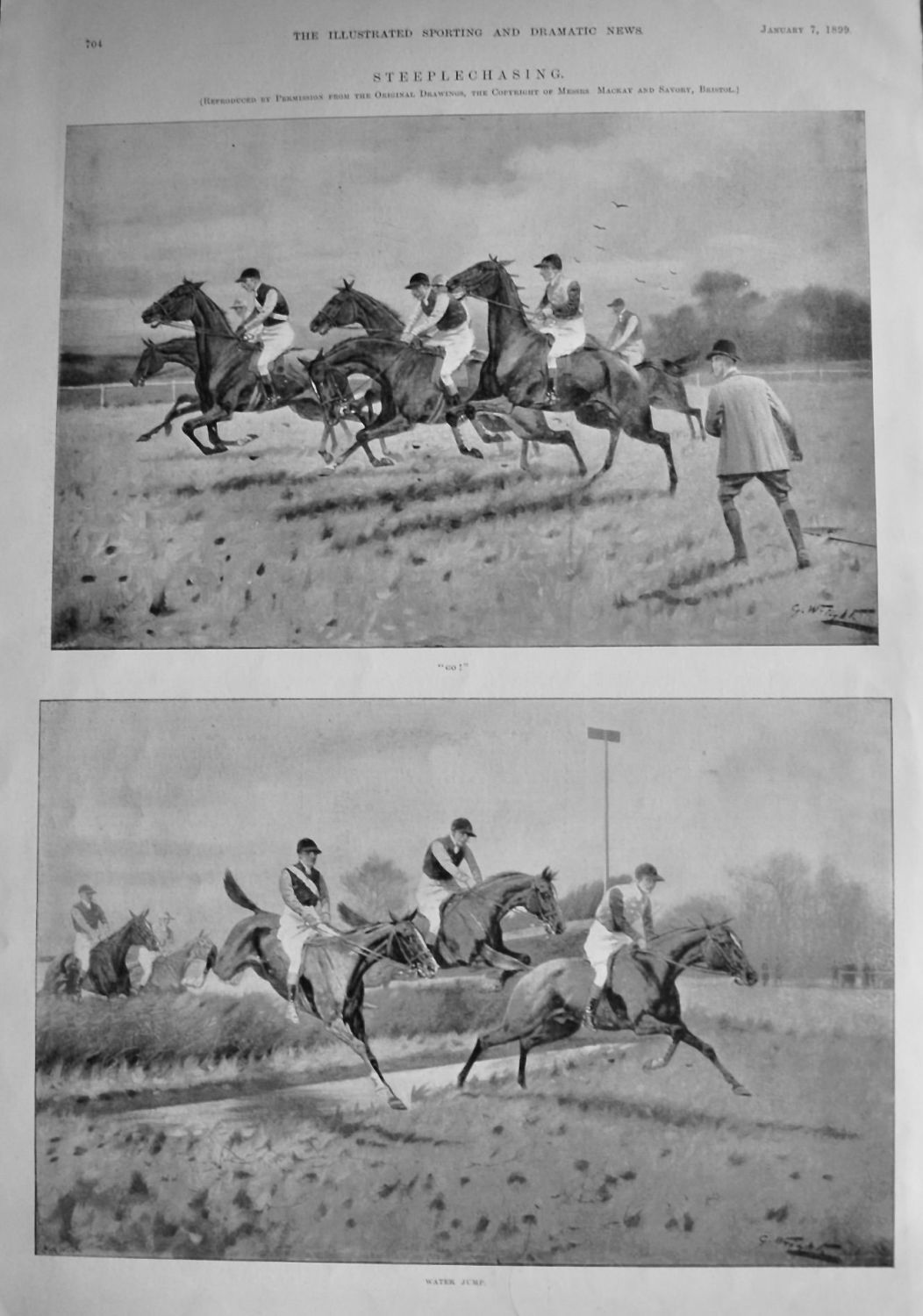 Steeplechasing.  1899.