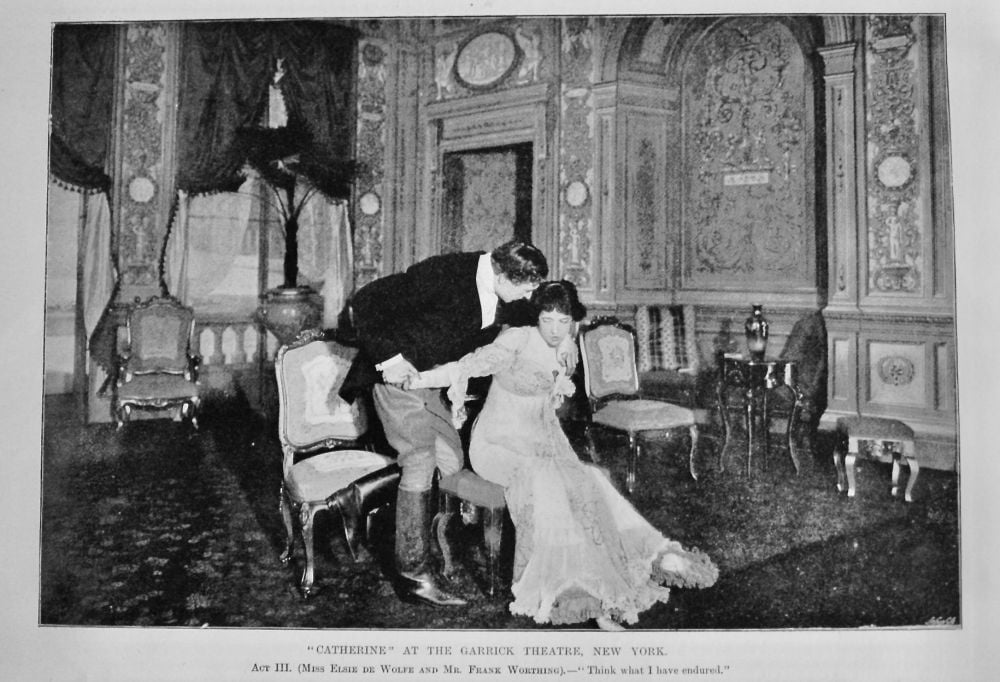 "Catherine" at the Garrick Theatre, New York.  1899.
