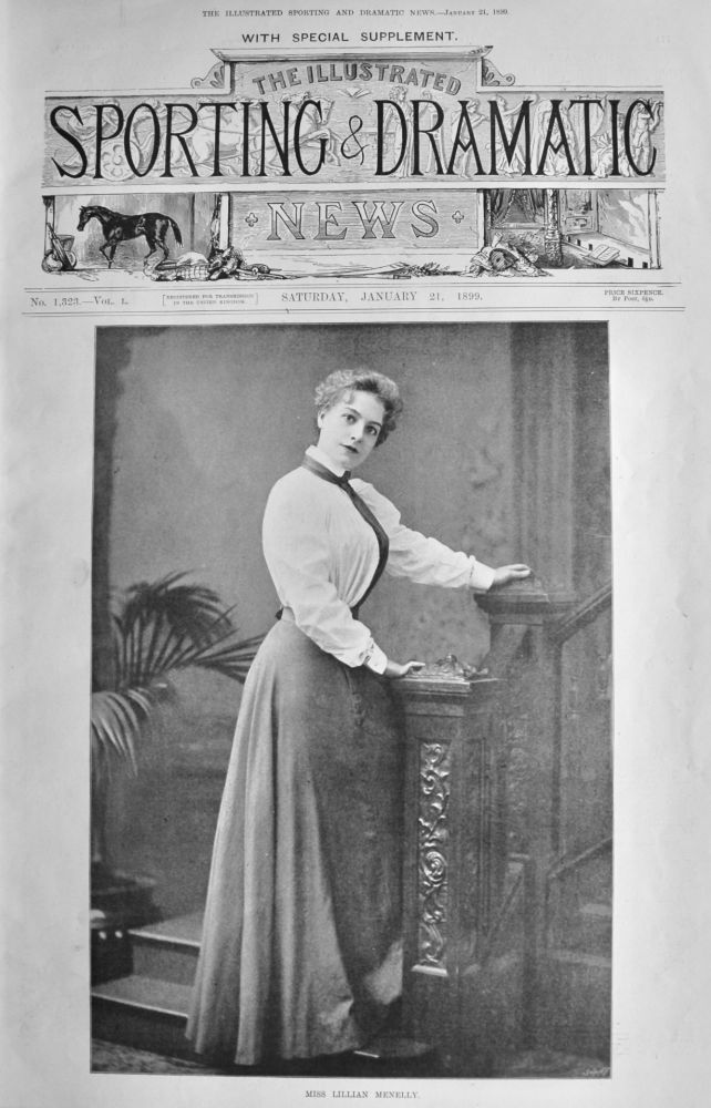 Miss Lillian Menelly.  1899.