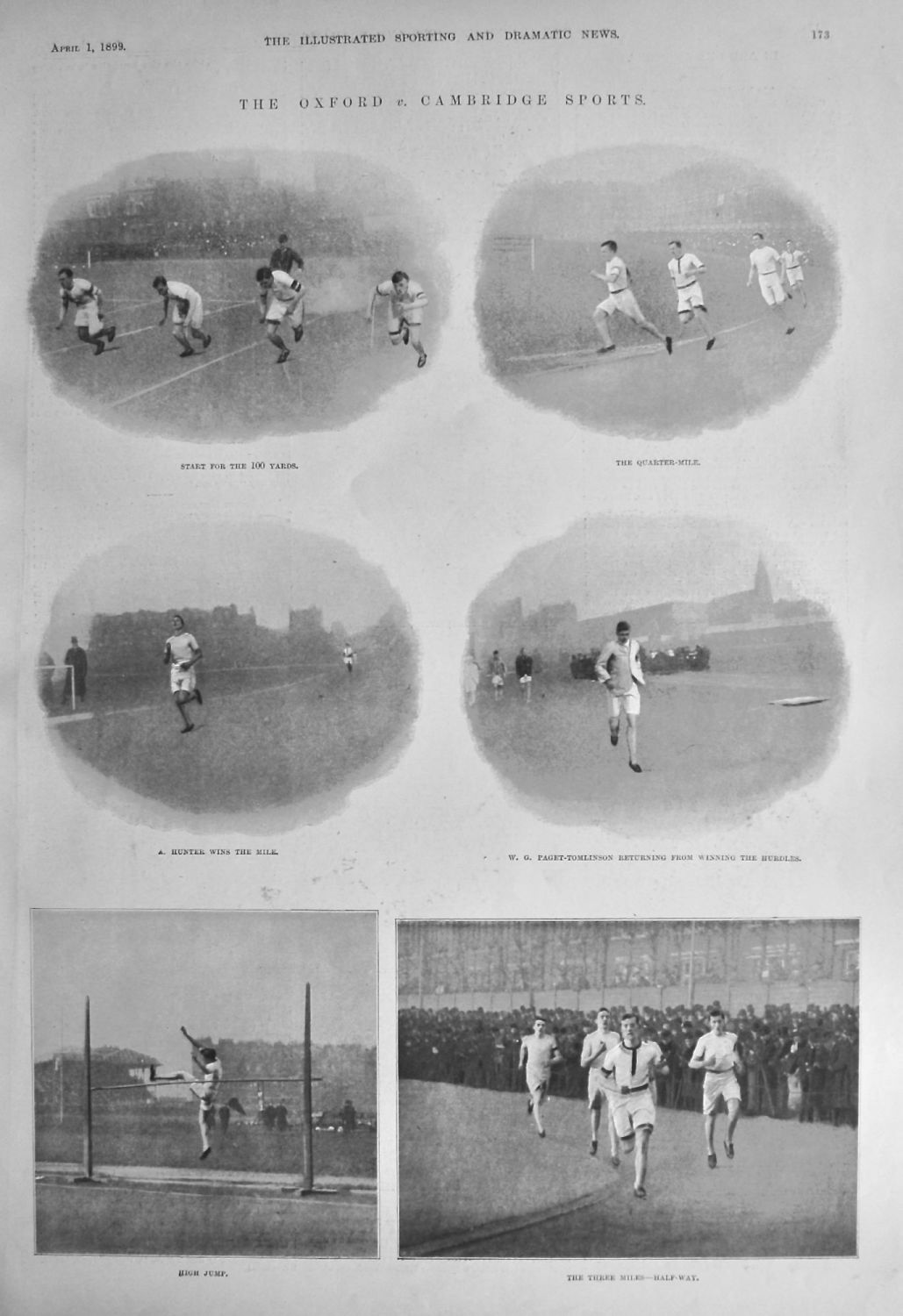 The Oxford Cambridge Sports. 1899.