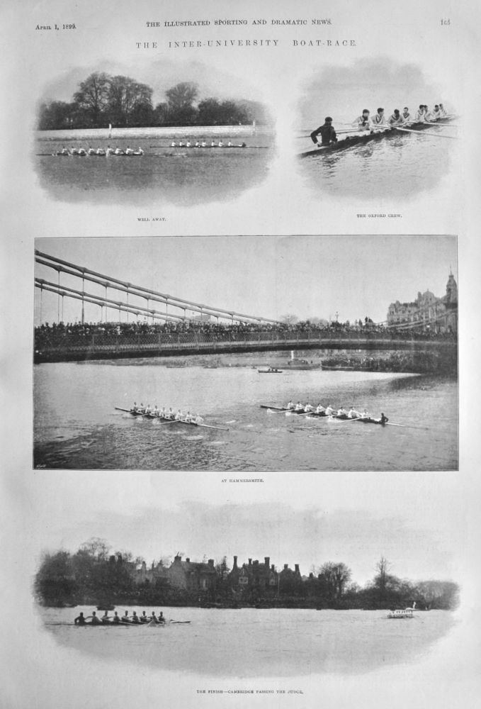 The Inter-University Boat-Race.  1899.