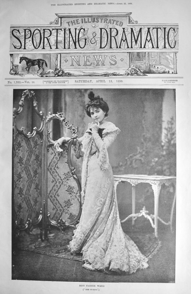 Miss Fannie Ward,  ("The Cuckoo.")  1899.