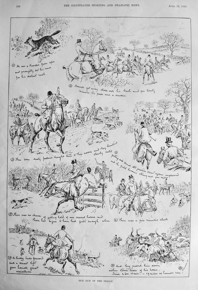 Our Run of the Season. 1899.