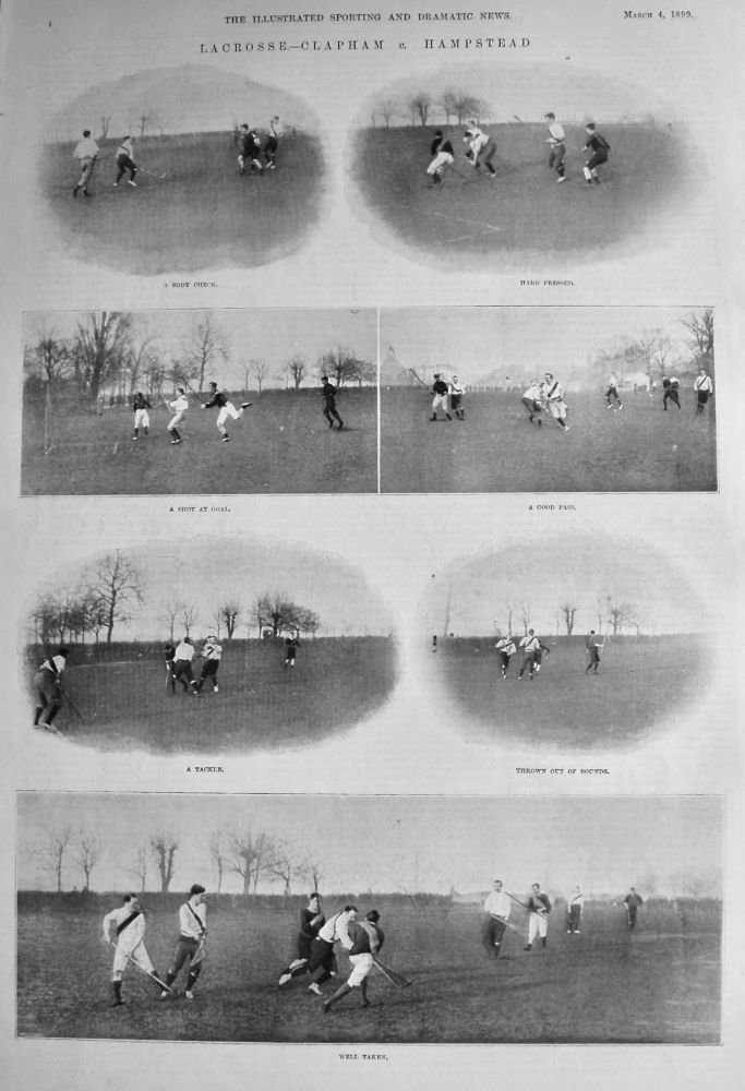 Lacrosse- Clapham v. Hampstead.  1899.