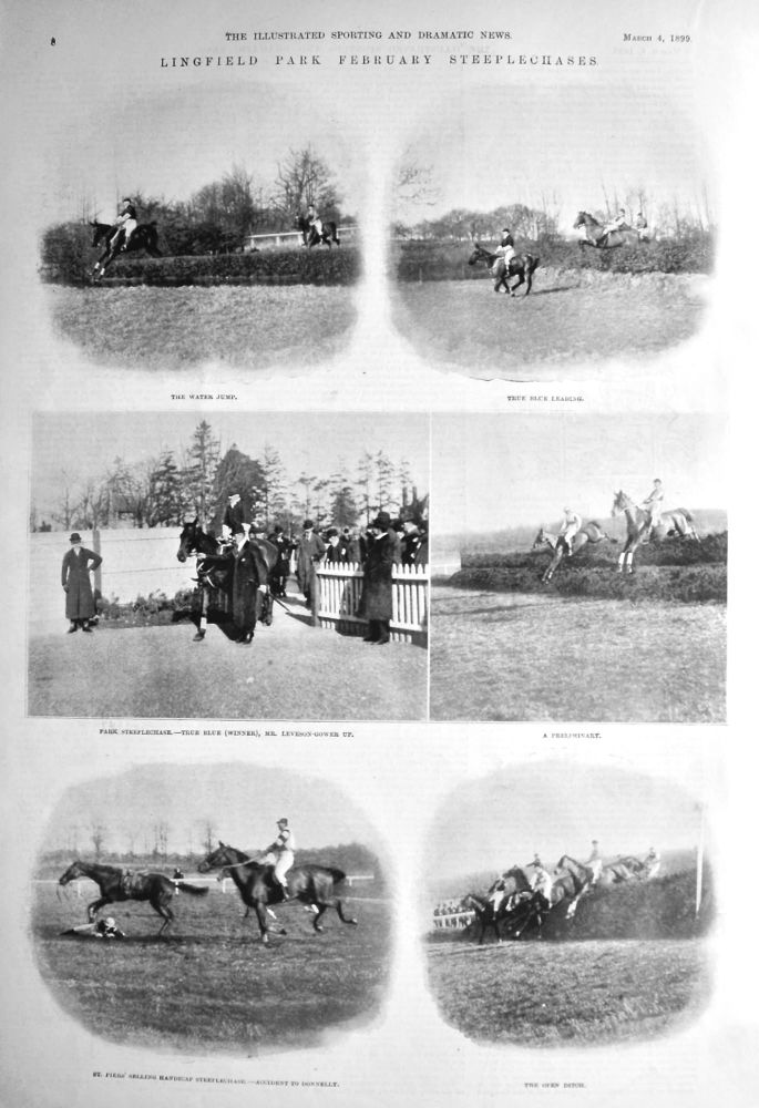 Lingfield Park February Steeplechases. 1899.