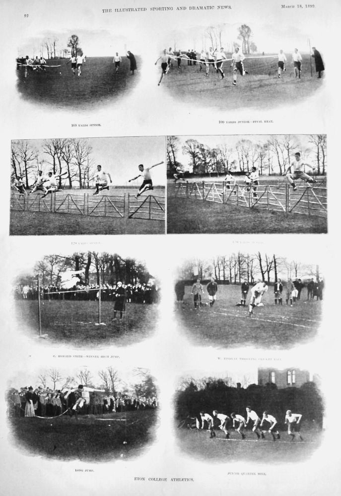 Eton College Sports.  1899.