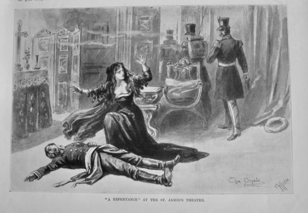 "A Repentance" at the St. James's Theatre.  1899.