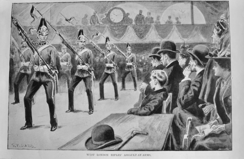 West London Rifles' Assault-at-Arms.  1899.